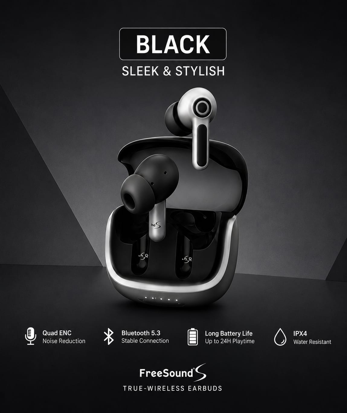 True wireless buds